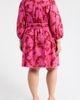 SUGARLIPS SUGARLIPS Craney Floral Print Tie Waist Long Sleeve Shirtdress - 2