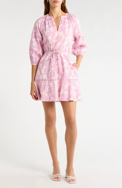 SUGARLIPS SUGARLIPS Dabria Split Neck Minidress