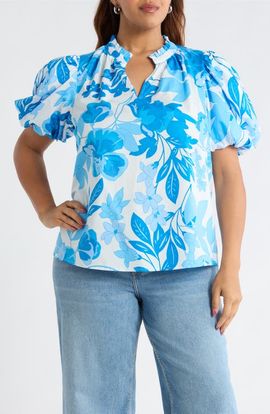 SUGARLIPS SUGARLIPS Darian Floral Ruffle Top