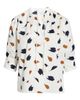 SUGARLIPS SUGARLIPS Devania Brush Irina Tie Split Neck Top - 5