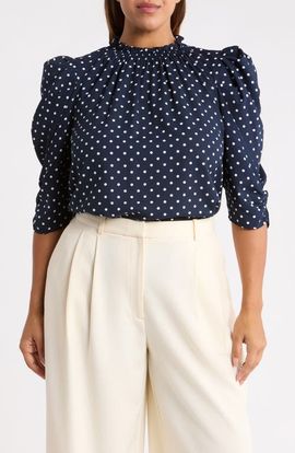 SUGARLIPS SUGARLIPS Dot Print Top