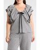 SUGARLIPS SUGARLIPS Dovery Gingham Ruffle Top - 1