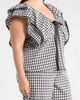 SUGARLIPS SUGARLIPS Dovery Gingham Ruffle Top - 3