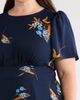 SUGARLIPS SUGARLIPS Dusk Bloom Floral Fit & Flare Midi Dress - 4