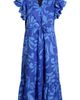 SUGARLIPS SUGARLIPS Emidora Floral Kiny Flutter Sleeve Cotton Midi Dress - 5