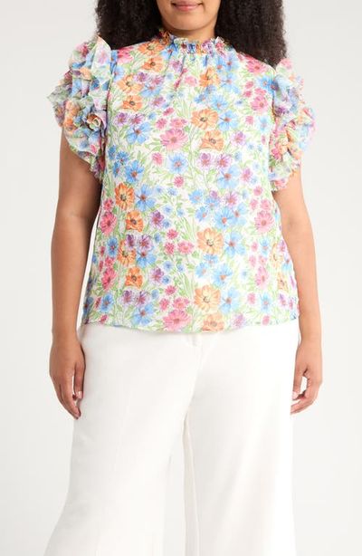 SUGARLIPS SUGARLIPS Ezia Garden Brenna Mock Neck Top
