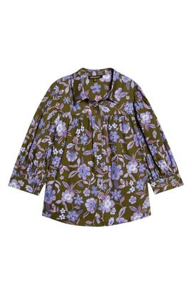SUGARLIPS SUGARLIPS Fae Reverie Cotton Poplin Button-Up Shirt