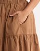 SUGARLIPS SUGARLIPS Floral Tiered Cotton Maxi Skirt - 4