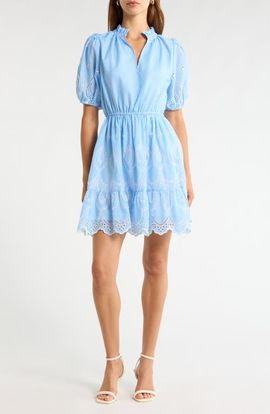 SUGARLIPS SUGARLIPS Geyser Eyelet Trim Marissa Dress