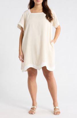 SUGARLIPS SUGARLIPS Gizelle Scallop Shift Minidress