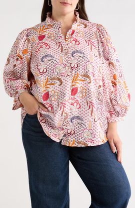 SUGARLIPS SUGARLIPS Hendry Floral Ima Button-Up Shirt