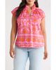 SUGARLIPS SUGARLIPS Ikat Ruffle Trim Top - 1