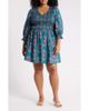 SUGARLIPS SUGARLIPS Isme Floral Smocked Cotton Fit & Flare Midi Dress - 1