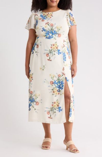 SUGARLIPS SUGARLIPS Jacinta Floral Midi Dress
