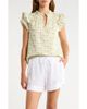 SUGARLIPS SUGARLIPS Jaimie Stripe Ramona Ruffle Cotton Top - 1