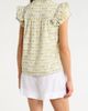 SUGARLIPS SUGARLIPS Jaimie Stripe Ramona Ruffle Cotton Top - 2
