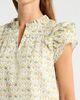 SUGARLIPS SUGARLIPS Jaimie Stripe Ramona Ruffle Cotton Top - 4