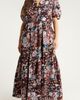 SUGARLIPS SUGARLIPS Journee Floral Print Puff Sleeve Maxi Dress - 1