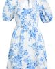 SUGARLIPS SUGARLIPS Juba Floral Print Puff Sleeve Dress - 5