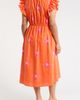 SUGARLIPS SUGARLIPS Karani Starburst Flutter Sleeve Tie Waist Midi Dress - 2