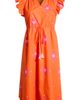 SUGARLIPS SUGARLIPS Karani Starburst Flutter Sleeve Tie Waist Midi Dress - 5