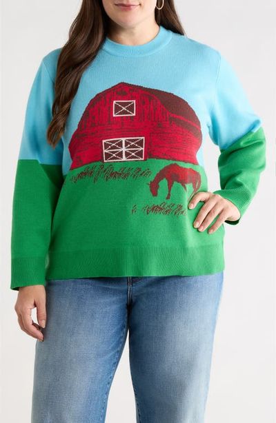 SUGARLIPS SUGARLIPS Kelsey's Farm Jacquard Sweater