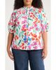SUGARLIPS SUGARLIPS Kivia Smocked Floral Print Top - 1