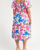 SUGARLIPS SUGARLIPS Liran Floral Maray Smocked Cotton Midi Dress - 2