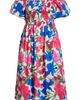 SUGARLIPS SUGARLIPS Liran Floral Maray Smocked Cotton Midi Dress - 5