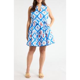 SUGARLIPS SUGARLIPS Lobster Bay Sleeveless Minidress