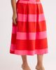 SUGARLIPS SUGARLIPS Lolli Stripe Pleated Midi Skirt - 3