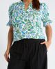 SUGARLIPS SUGARLIPS Merryn Floral Split Neck Cotton Top - 1