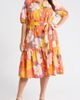 SUGARLIPS SUGARLIPS Milley Floral Wynette Tiered Midi Dress - 1