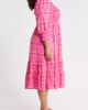 SUGARLIPS SUGARLIPS Mirany Ikat Print Long Sleeve Tiered Dress - 3