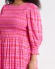 SUGARLIPS SUGARLIPS Mirany Ikat Print Long Sleeve Tiered Dress - 4