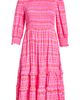 SUGARLIPS SUGARLIPS Mirany Ikat Print Long Sleeve Tiered Dress - 5