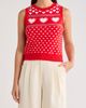 SUGARLIPS SUGARLIPS Parisa Heart Sweater Vest - 1