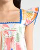 SUGARLIPS SUGARLIPS Petrolia Town Ada Embroidered Scalloped Trim Flutter Sleeve Cotton Top - 4