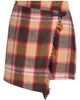 SUGARLIPS SUGARLIPS Plaid Faux Wrap Miniskirt - 5
