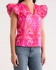 SUGARLIPS SUGARLIPS Prissa Ikat Carya Ruffle Sleeve Top - 3