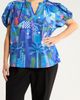 SUGARLIPS SUGARLIPS Punta Alta Puff Sleeve Cotton Top - 1