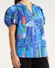 SUGARLIPS SUGARLIPS Punta Alta Puff Sleeve Cotton Top - 3