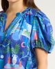 SUGARLIPS SUGARLIPS Punta Alta Puff Sleeve Cotton Top - 4