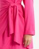 SUGARLIPS SUGARLIPS Raelynn Long Sleeve Faux Wrap Dress - 4