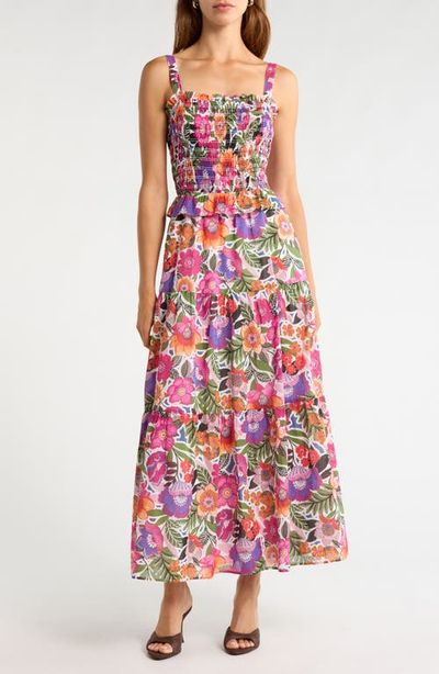 SUGARLIPS SUGARLIPS Rendal Floral Smock Midi Sundress
