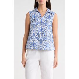 SUGARLIPS SUGARLIPS Romina Tropical Kirsa Sleeveless Shell Top