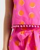 SUGARLIPS SUGARLIPS Rosy Polka Dot Taisy Sleeveless Top - 4