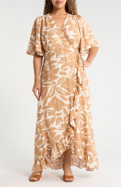 SUGARLIPS SUGARLIPS Ruffle Wrap Dress