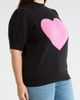 SUGARLIPS SUGARLIPS Russel Heart Puff Sleeve Sweater - 3