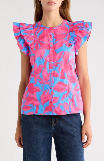 SUGARLIPS SUGARLIPS Sammi Print Ruffle Top